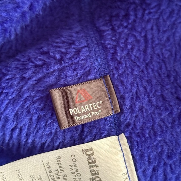 Patagonia sz S Royal Blue Fleece Pullover better sweater - Picture 9 of 9